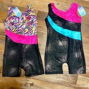 NWT - Gymnastics/Dance leotards size 7/8